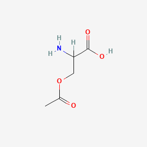 molecular formula C5H9NO4 B3067147 3-(Acetyloxy)-2-aminopropanoic acid CAS No. 4985-36-8