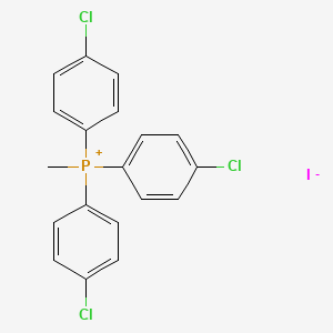 molecular formula C19H15Cl3IP B3067149 三（4-氯苯基）（甲基）碘化鏻 CAS No. 5068-14-4