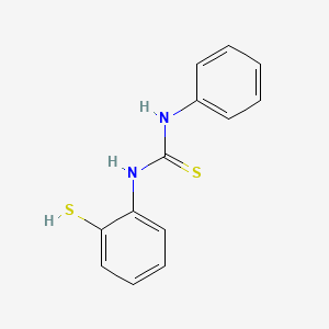 molecular formula C13H12N2S2 B3067160 N-(2-Mercaptophenyl)-N'-phenylthiourea CAS No. 55704-21-7