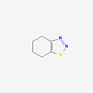 molecular formula C6H8N2S B3067167 4,5,6,7-Tetrahydrobenzo[d][1,2,3]thiadiazole CAS No. 56382-72-0
