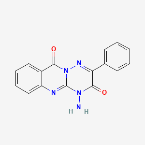 4-Amino-2-phenyl-[1,2,4]triazino[3,2-b]quinazoline-3,10-dione