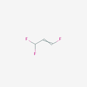 molecular formula C3H3F3 B3067277 1,3,3-三氟丙-1-烯 CAS No. 91419-93-1