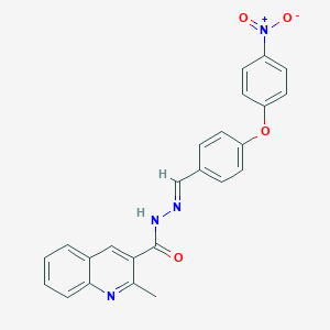 N'-(4-{4-nitrophenoxy}benzylidene)-2-methyl-3-quinolinecarbohydrazide
