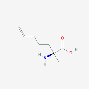 molecular formula C8H15NO2 B3067304 (s)-2-Amino-2-methylhept-6-enoic acid CAS No. 1011309-61-7
