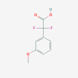 molecular formula C9H8F2O3 B3067310 2,2-二氟-2-(3-甲氧基苯基)乙酸 CAS No. 1027513-99-0