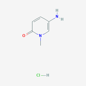 molecular formula C6H9ClN2O B3067431 5-Amino-1-methylpyridin-2(1H)-one hydrochloride CAS No. 1137721-06-2