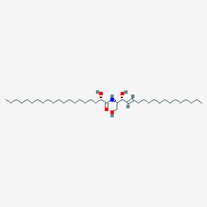 molecular formula C38H75NO4 B3067560 20:0(2S-OH)神经酰胺，N-(2'-(S)-羟基花生四烯酰)-D-赤藓糖鞘氨醇，粉末 CAS No. 1246298-48-5