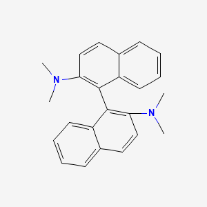 molecular formula C24H24N2 B3067682 (R)-N,N,N',N'-Tetramethyl-1,1'-binaphthyldiamine CAS No. 135759-57-8