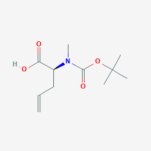 molecular formula C11H19NO4 B3067696 N-Boc-N-甲基-(S)-2-烯丙基甘氨酸 CAS No. 136092-76-7