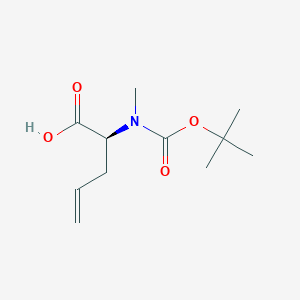 molecular formula C11H19NO4 B3067696 N-Boc-N-methyl-(S)-2-allylglycine CAS No. 136092-76-7