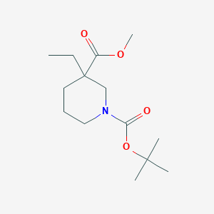 B3067702 Methyl 1-Boc-3-ethylpiperidine-3-carboxylate CAS No. 1363165-85-8