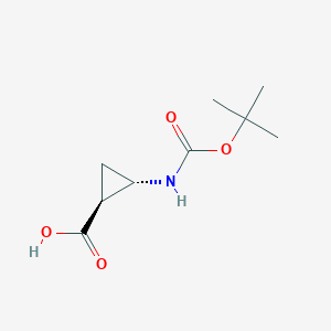 (1S,2S)-2-((tert-Butoxycarbonyl)amino)cyclopropanecarboxylic acid