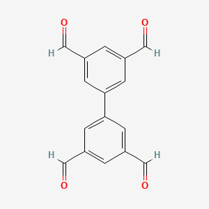 molecular formula C16H10O4 B3067778 [1,1'-Biphenyl]-3,3',5,5'-tetracarbaldehyde CAS No. 150443-85-9