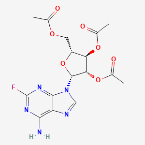 (2R,3R,4S,5R)-2-(Acetoxymethyl)-5-(6-amino-2-fluoro-9H-purin-9-yl)tetrahydrofuran-3,4-diyl diacetate