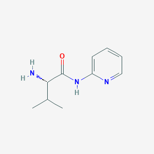 molecular formula C10H15N3O B3067820 (2S)-2-Amino-3-methyl-N-2-pyridinylbutanamide CAS No. 167261-43-0