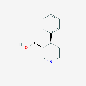 molecular formula C13H19NO B3067834 3-Piperidinemethanol, 1-methyl-4-phenyl-, (3R,4S)- CAS No. 176022-02-9