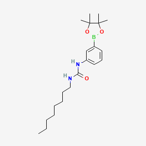 1-Octyl-3-(3-(4,4,5,5-tetramethyl-1,3,2-dioxaborolan-2-yl)phenyl)urea