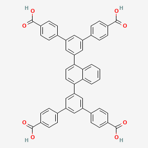 molecular formula C50H32O8 B3067852 5',5''''-(Naphthalene-1,4-diyl)bis(([1,1':3',1''-terphenyl]-4,4''-dicarboxylic acid)) CAS No. 1816997-26-8