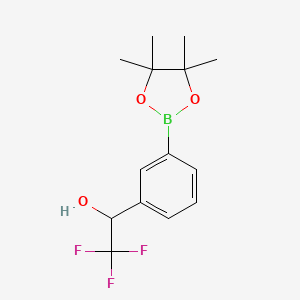 2,2,2-Trifluoro-1-(3-(4,4,5,5-tetramethyl-1,3,2-dioxaborolan-2-YL)phenyl)ethanol
