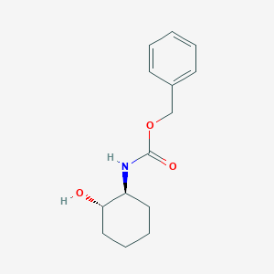 molecular formula C14H19NO3 B3067962 [(1S,2S)-2-Hydroxycyclohexyl]carbamic Acid Phenylmethyl Ester CAS No. 198422-64-9