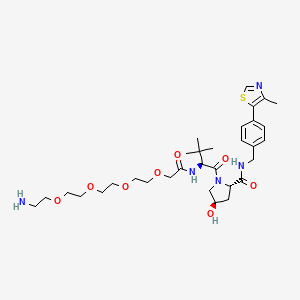molecular formula C32H49N5O8S B3067969 (S,R,S)-Ahpc-peg4-NH2 CAS No. 2010159-57-4