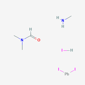 molecular formula C4H13I3N2OP B3067988 Lead(ii) iodide/methylammonium iodide(1:1)-dmf complex CAS No. 2101242-86-6