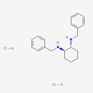 molecular formula C20H28Cl2N2 B3067997 (1R,2R)-N1,N2-Dibenzylcyclohexane-1,2-diamine dihydrochloride CAS No. 212611-88-6