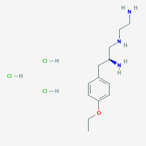 B3068033 (S)-N1-(2-Aminoethyl)-3-(4-ethoxyphenyl)propane-1,2-diamine trihydrochloride CAS No. 221640-06-8