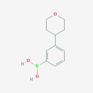 3-(tetrahydro-2H-pyran-4-yl)phenylboronic acid