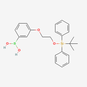 molecular formula C24H29BO4Si B3068060 (3-(2-((Tert-butyldiphenylsilyl)oxy)ethoxy)phenyl)boronic acid CAS No. 227306-39-0