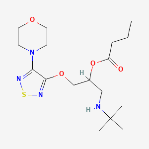 molecular formula C17H30N4O4S B3068078 (RS)-Butyryltimolol CAS No. 2320274-78-8