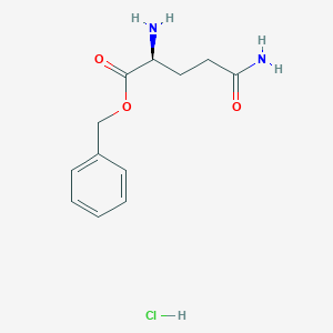 molecular formula C12H17ClN2O3 B3068102 (S)-Benzyl 2,5-diamino-5-oxopentanoate hydrochloride CAS No. 2419-53-6