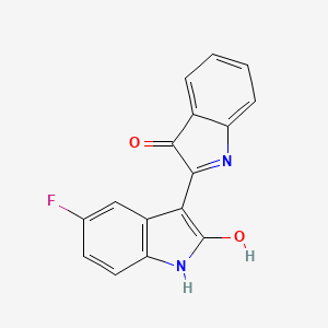 (3Z)-5-fluoro-3-(3-oxoindolin-2-ylidene)indolin-2-one