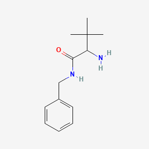 molecular formula C13H20N2O B3068147 (2R)-2-Amino-3,3-dimethyl-N-(phenylmethyl)butanamide CAS No. 268556-62-3