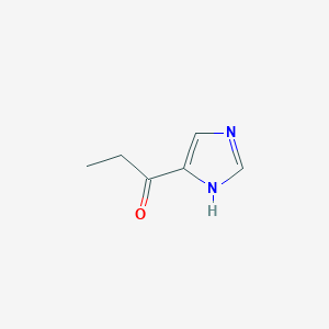 molecular formula C6H8N2O B3068179 1-(1H-imidazol-4-yl)propan-1-one CAS No. 304457-86-1