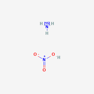 molecular formula H4N2O3 B3068196 Ammonium-15N nitrate CAS No. 31432-48-1
