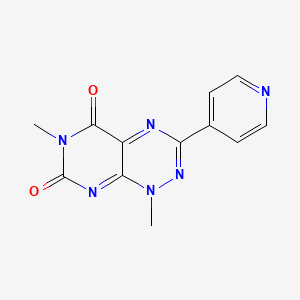 1,6-Dimethyl-3-(4-pyridyl)pyrimido[5,4-e][1,2,4]triazine-5,7(1H,6H)-dione