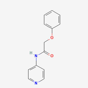 molecular formula C13H12N2O2 B3068217 2-苯氧基-N-(吡啶-4-基)乙酰胺 CAS No. 331434-52-7