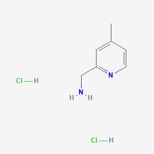 molecular formula C7H12Cl2N2 B3068289 (4-Methylpyridin-2-yl)methanamine dihydrochloride CAS No. 357287-88-8