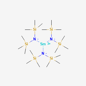 molecular formula C18H54N3Si6Sm B3068297 Tris[N,N-bis(trimethylsilyl)amide]samarium(III) CAS No. 35789-01-6