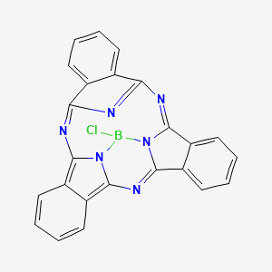molecular formula C24H12BClN6 B3068306 Boron subphthalocyanine chloride CAS No. 36530-06-0
