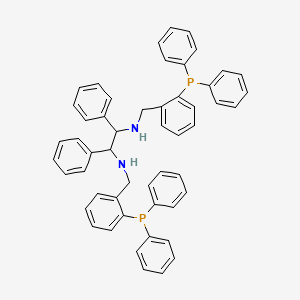 molecular formula C52H46N2P2 B3068315 (1R,2R)-N,N'-Bis[[2-(diphenylphosphino)phenyl]methyl]-1,2-diphenyl-1,2-ethanediamine CAS No. 369378-17-6