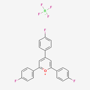 molecular formula C23H14BF7O B3068555 2,4,6-三(4-氟苯基)吡喃鎓四氟硼酸盐 CAS No. 62497-19-2