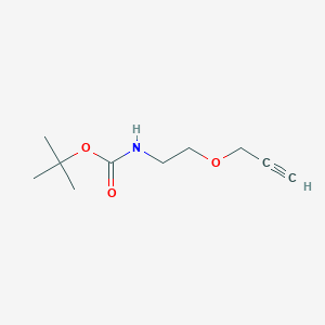 molecular formula C10H17NO3 B3068576 O-炔丙基-N-Boc-乙醇胺 CAS No. 634926-63-9