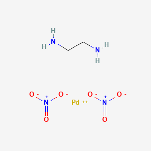 molecular formula C2H8N4O6Pd B3068581 (乙二胺)二硝酸钯(II) CAS No. 63994-76-3