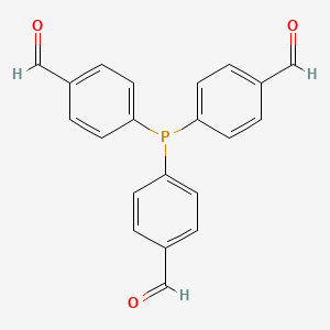 molecular formula C21H15O3P B3068637 4,4',4''-膦三基三苯甲醛 CAS No. 67753-41-7