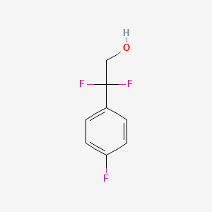 molecular formula C8H7F3O B3068717 2,2-二氟-2-(4-氟苯基)乙醇 CAS No. 762292-74-0