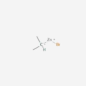 molecular formula C3H7BrZn B3068724 2-丙基溴化锌，0.50 M 在 THF 中 CAS No. 77047-87-1