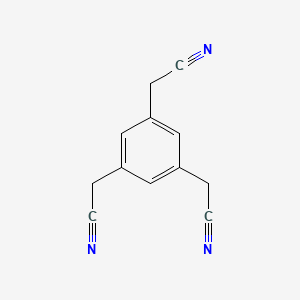 molecular formula C12H9N3 B3068760 (Benzene-1,3,5-triyl)triacetonitrile CAS No. 80935-59-7
