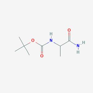 molecular formula C8H16N2O3 B3068770 tert-Butyl (1-amino-1-oxopropan-2-yl)carbamate CAS No. 81587-17-9